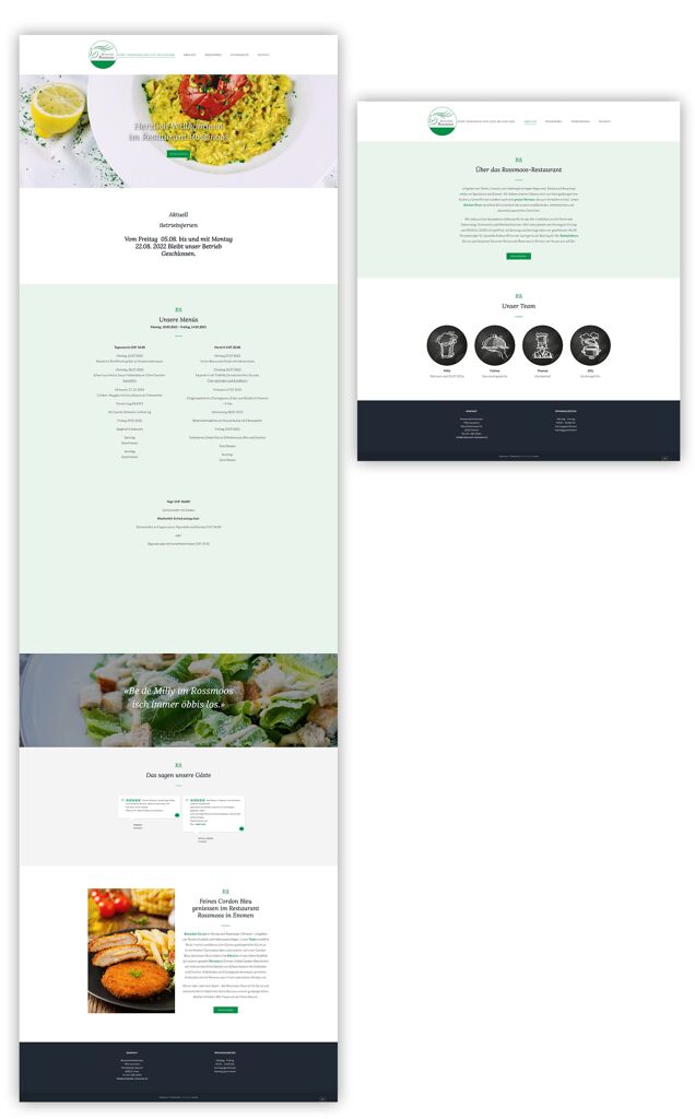 Portfolio conseo | Restaurant Rossmoos
